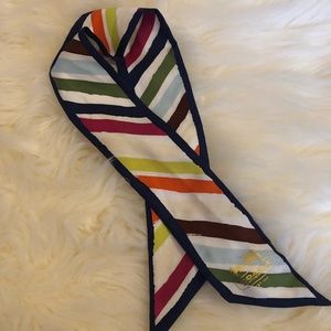 Coach 100% Silk Skinny Scarf
